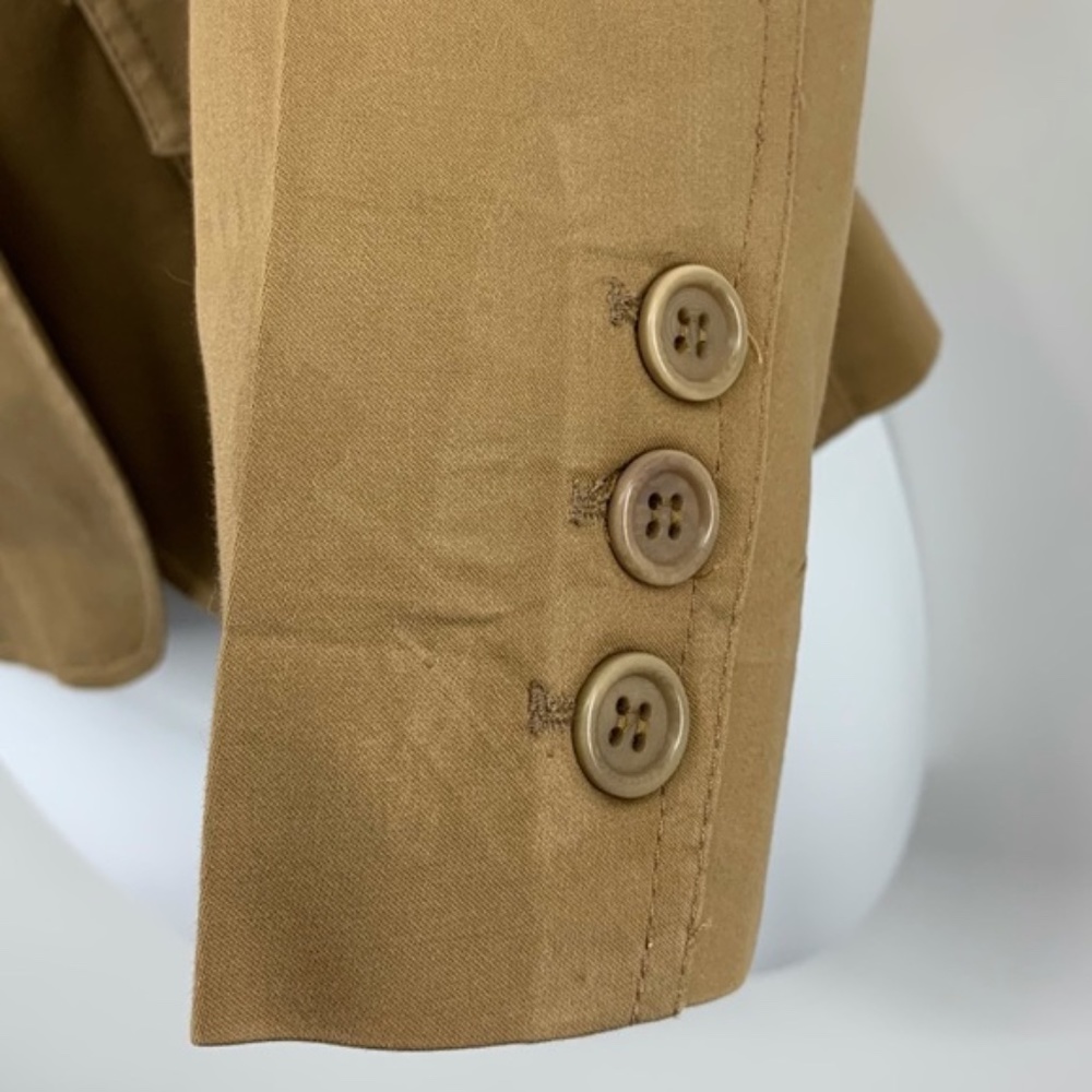 Theory women’s brown three button jacket/blazer, 0 - Picture 4 of 8
